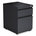 Alera 14.96 in W 2 Drawer File Cabinets, Charcoal ALEPBBFCH